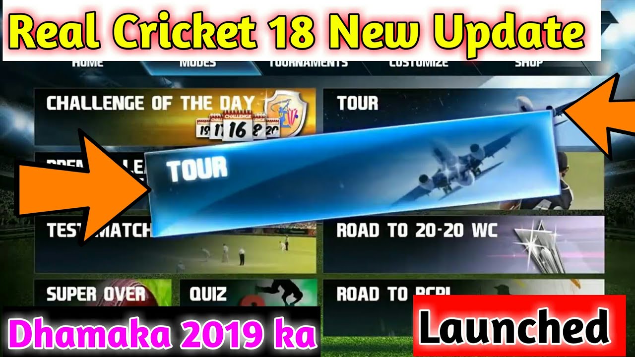 🔥Real Cricket 18 Tour Mode Update | Real Cricket 18 Official Update New Year Update