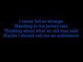 The Patient Ferris Wheel lyrics - The Gaslight Anthem