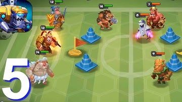 Tactical Monsters Rumble Arena -Tactics & Strategy Walkthrough Part 5 - Android iOS