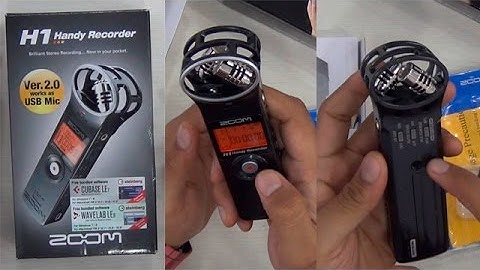 Zoom H1 Version 2.0 Unboxing And Setup
