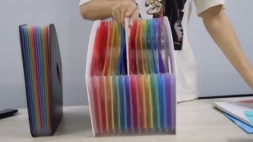 File Folder 13 Layers Multilayer Vertical Expanding Folder A4 Document Holder File Organizer