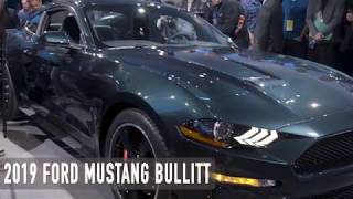 Ford Unveils 2019 Ford Mustang Bullitt Alongside Original 1968 Bullitt