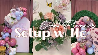 Setup w\/ Me | Butterfly Baby Shower | DIYWITHKI