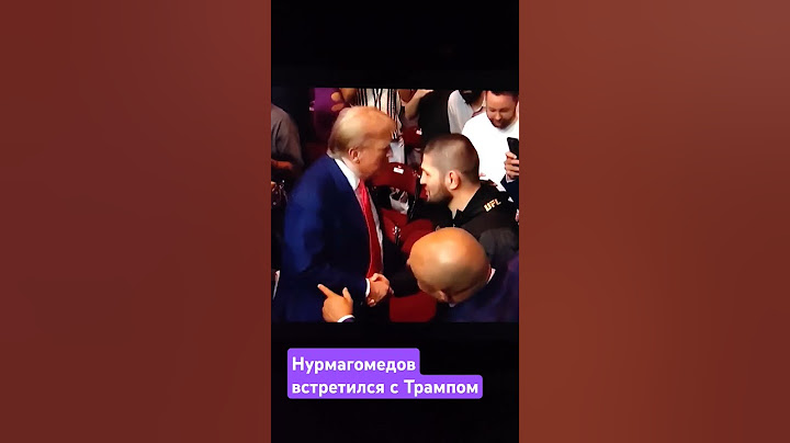 Хабиб Нурмагомедов встретился с Трампом на турнире UFC 302