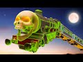 GHOST Buster TRAIN - Lego City Cartoon - Choo choo train kids videos