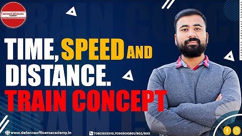 Train Concept |Time, Speed & Distance | LIVE 🔴 | #DOA#RIMC