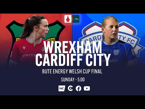 LIVE FOOTBALL: Wrexham v Cardiff City | Bute Energy Welsh Cup Final