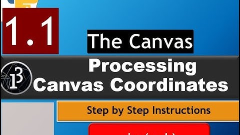 1.1 Processing: Understanding the canvas coordinates