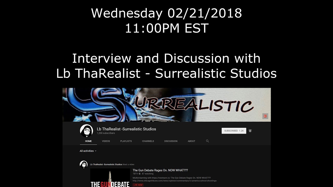 Upcoming | On Topic with Ebon | Interview and Discussion with Lb ThaRealist 02/21/2018