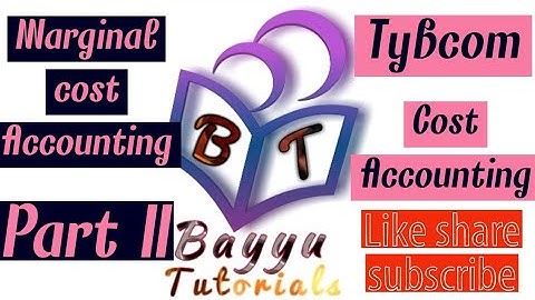 marginal costing part II