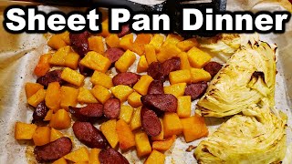 Polish Sausage & Veggie Sheet Pan Dinner by Home Cooking with Tom 501 views 1 year ago 6 minutes, 35 seconds