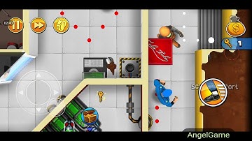 Robbery Bob - Bonus Chapter (Challenge) Level 4 Gameplay Video