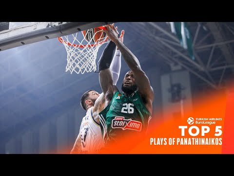 Top 5 PLAYS - MUST SEE Actions | PANATHINAIKOS AKTOR Athens | 2023-24 Turkish Airlines EuroLeague