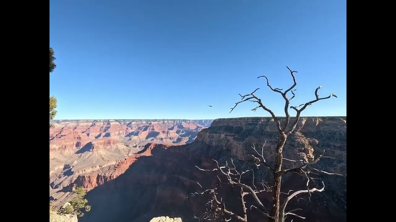 Great Hike at Monument Creek Overlook at the Grand Canyon Arizona 