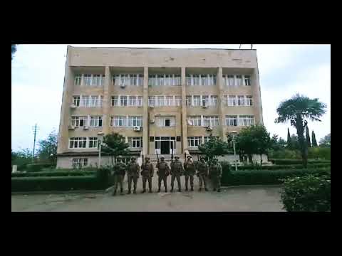 Флаг Азербайджана поднят в центре Агдере