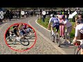 Yves Lampaert's Spectacular Crash at Paris-Roubaix 2022 | Who is to Blame?