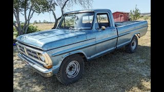 1972 Ford F250 2WD long bed 390 4 speed FOR SALE!