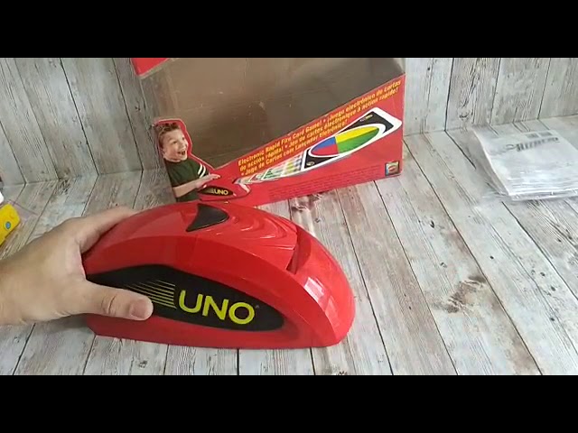 Uno Attack Mega Hit Jogo Lançador De Cartas Maquina Mattel