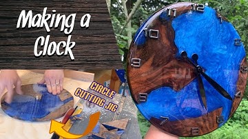 Making an Epoxy and Wood Clock