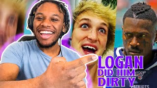 I'M SHOCKED ! | Logan Paul - GOING BROKE (Antonio Brown Diss Track) REACTION