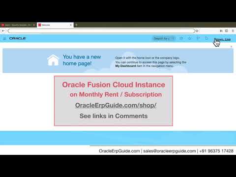 Fusion Instance on Subscription | OracleErpGuide.com