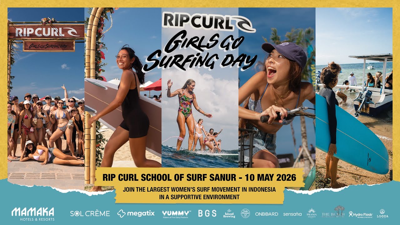 2026 Rip Curl Girls Go Surfing Day - Bali - YouTube