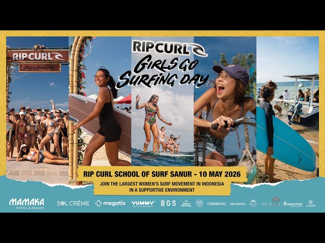 2026 Rip Curl Girls Go Surfing Day - Bali - YouTube