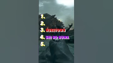 Ranking 5 COD Zombie Maps Without Knowing the Next One 4 #Shorts