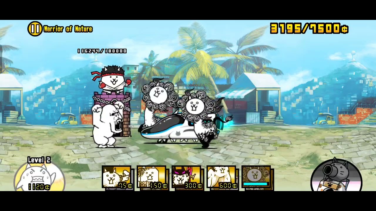 Battle Cats Warrior of Nature (No Gacha) - Street Fighter -Normal- Stage 9