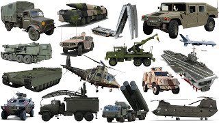 Học tên các phương tiện quân sự | Xe tăng, Xe tuần tra sa mạc, Xe tải tên lửa, Tầu ngầm, Tàu Sân Bay screenshot 5