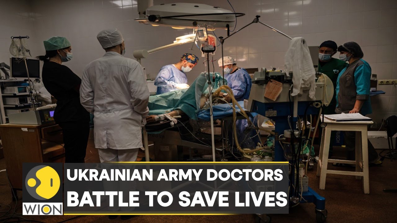 Ukrainian army doctors fight to save lives on front line World News