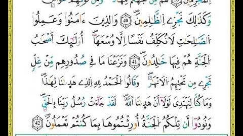 الصفحة 155  من ختمة مصحف التجويد برواية ورش عن نافع تلاوة المقرئ عبد العزيز الغرعاني