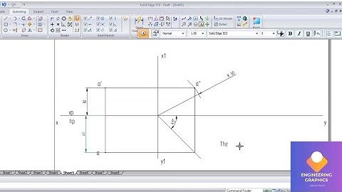 Points problem no.5 from Question bank (VTU) Engineering Visualization