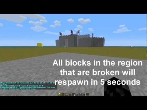 Minecraft Plugin : RegenBlock Beta 1.0.3