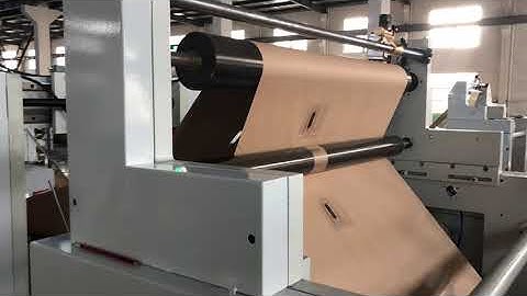 KM330 paper bag machine with 2-layer & window making function