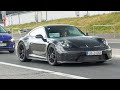 2024 porsche 9922 gt3 spied testing at the nrburgring