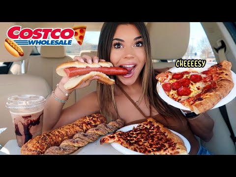 Trying the ENTIRE COSTCO FOOD COURT MENU for the FIRST Time!