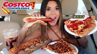 Trying the ENTIRE COSTCO FOOD COURT MENU for the FIRST Time!