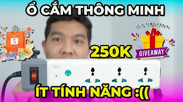 Ổ cắm điện thông minh Rạng Đông Kết nối Wifi: 250k nhưng quá ít tính năng |Vlog Săn sale & Đánh giá