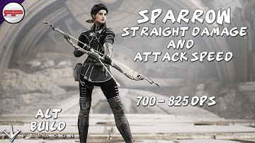 Sparrow Attack Speed Deck | Paragon Alt Builds