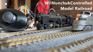 Wii Nunchuk Controlled Model Railroad | Arduino Model Train Control
