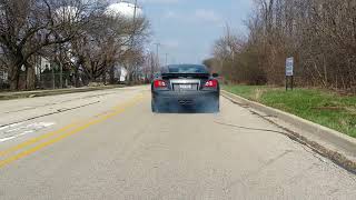 2005 CHRYSLER CROSSFIRE SRT6 DUAL WHEEL BURNOUT