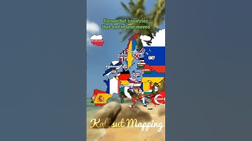 Europe but countries that end in land moves