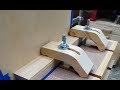 Como hacer prensas de madera para sistema de anclaje (mesa Cola de Milano)