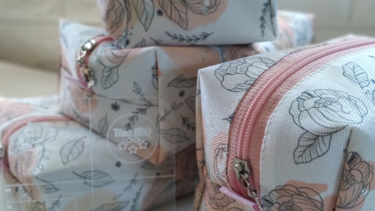 DIY 4 Neceseres distintos con una sola medida de base