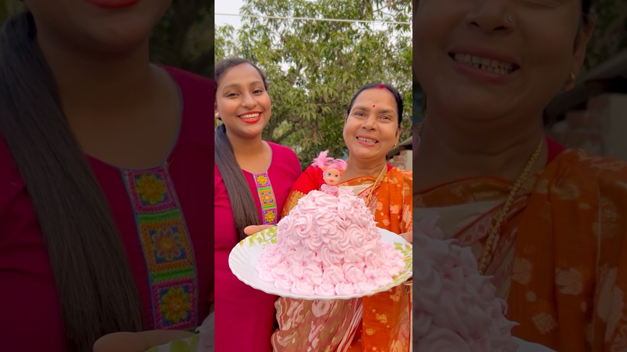 Doll Cake #Shorts #doll #cake #cakelover #chaatlover #barbie #barbiedoll