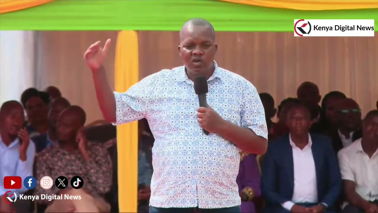 Listen to What MP Nimrod Mbai told DP Kindiki Face to Face in Kilome, Makueni County!
