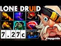 КАК ВЫИГРЫВАТЬ НА ДРУИДЕ В ПАТЧЕ 7.27с + СБОРКА В ДОТЕ | LONE DRUID DOTA 2 #topguide