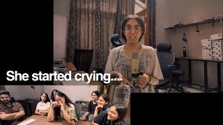 We celebrated our founder's birthday and she started crying...