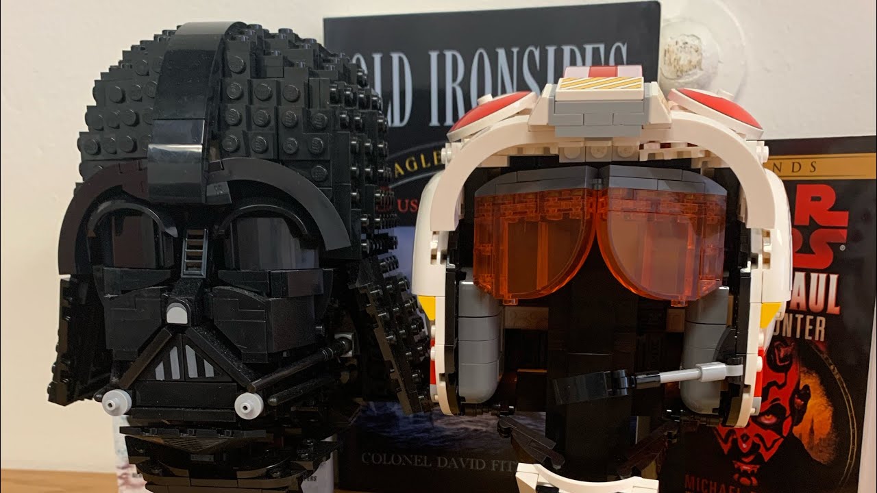 Lego Luke Skywalker Helmet Build YouTube